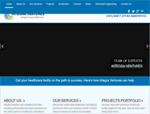Tablet Screenshot of integra-ventures.com